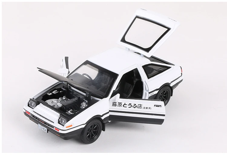 1:28 INITIAL D AE86 Металлический Игрушечный Автомобиль металлическая машина игрушечные машинки модель автомобиля Миниатюрная модель автомобиля игрушки для детей