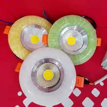 Нефритовый светодиодный светильник, встроенный белый светильник, теплый светильник, 3 Вт, доломитовый потолочный светильник, пещера, коридор, точка, бычий глаз, точечный светильник