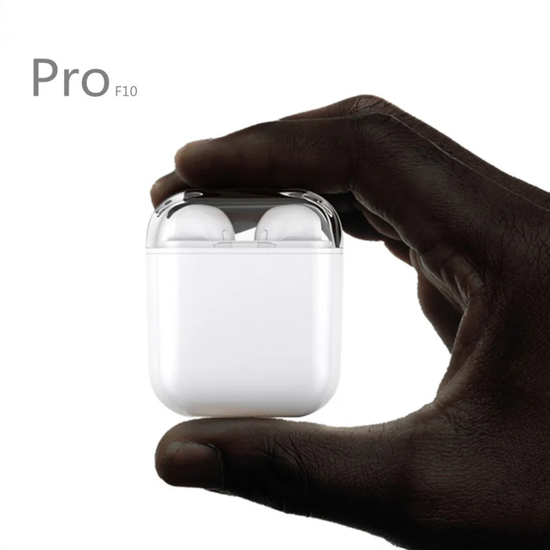 

F10 Pro Earphones Wireless Bluetooth Earbuds In-Ear Earphone Microphone for Iphone 6/7/8 plus Apple Android