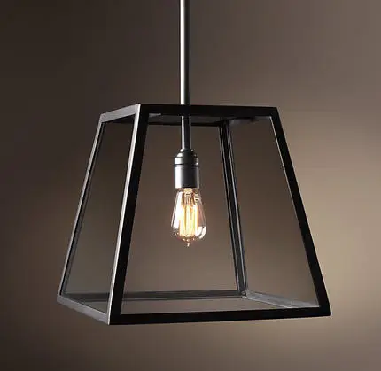 

2016 New Item iron American Style vintage edison pendant light loft hanging post-modern single head industrial Lighting