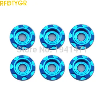 

RFDTYGR Aluminum Colored Screw Gasket Orz Gasket Custom Parts For Tamiya MINI4WD Aluminu Colored Screw Gasket S002 10Pcs/lot