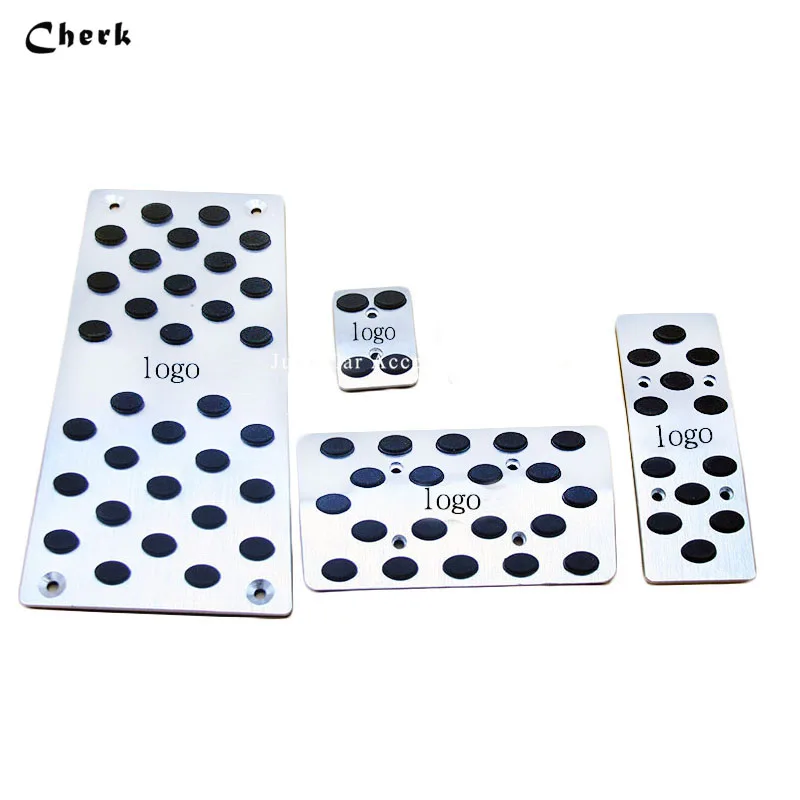 

For Toyota Highlander 2007-2015 Car Pedal Pads Cover Car Fuel Brake Stickers Styling Plates