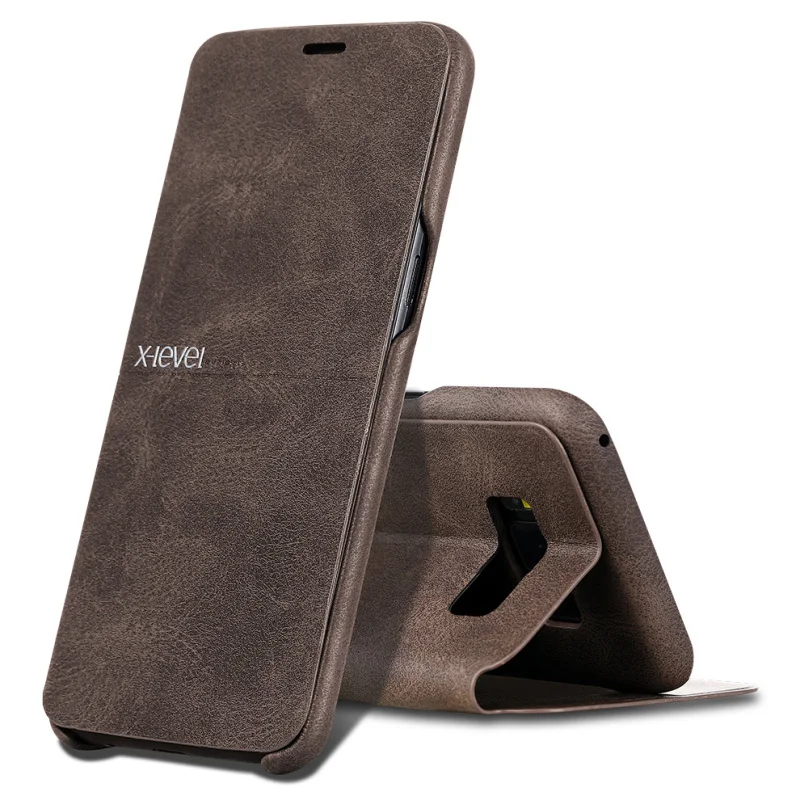 Original Vintage Leather Flip Case For Samsung Galaxy S8/ S8 Plus Ultra