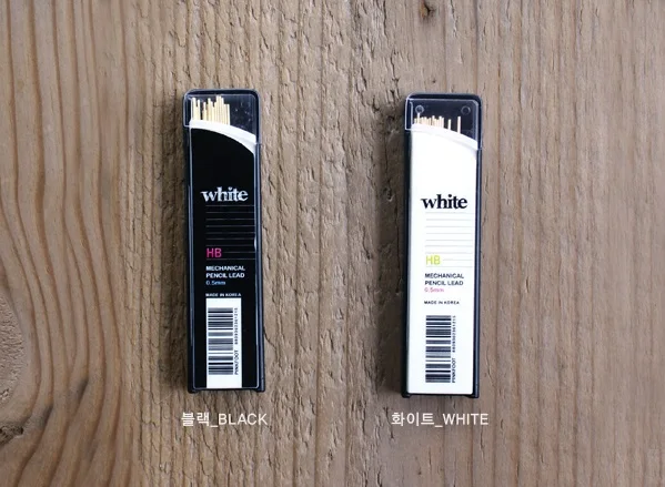 1, white pencil lead