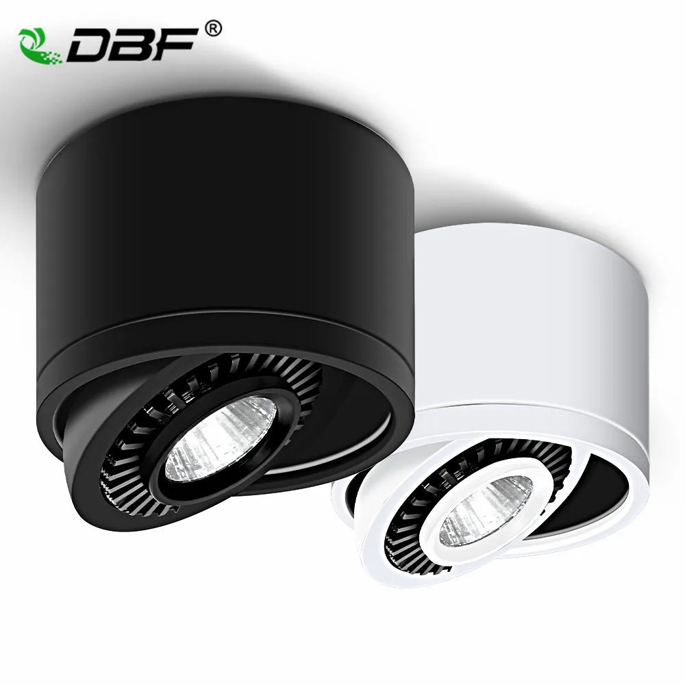  LED Surface mounted Ceiling Light 5w 7w 9w 15w Dimmable Ceiling Lamp 360 degree rotatable COB backg - 32998366263
