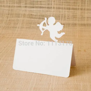 

Cupid & Love Arrows Name Place Cards Wedding Party Handmadepc001