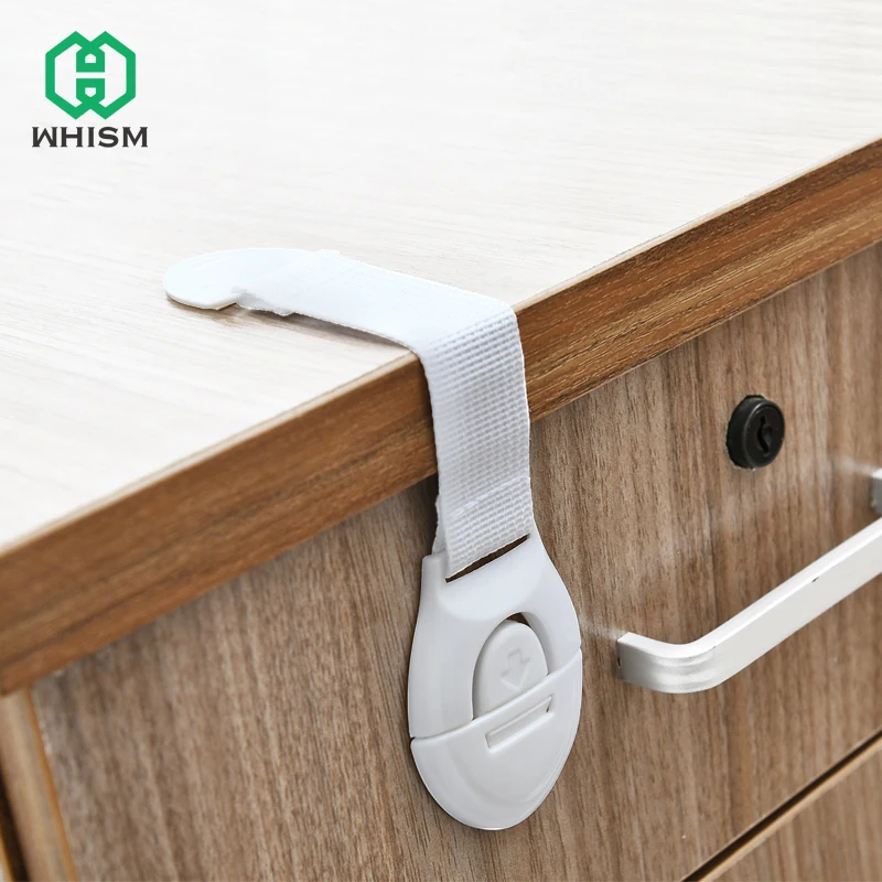 WHISM Baby Kids Safety Locks Lengthen Drawer Door Cupboard