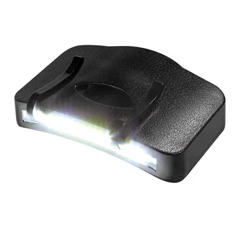 

1Pcs Cycling Hiking Camping Cap Light Night Clip-On Caplight White Light Lamp LED Cap Light Headlamps