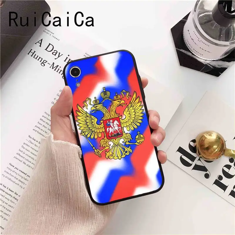 Russian flag national emblem