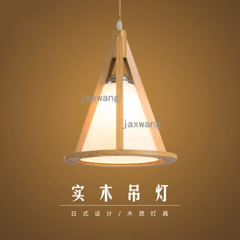 

Nordic wooden pendant lights bedroom dinning kitchen hanging lamps Japanese lantern wood balcony retro hanglamp light fixtures