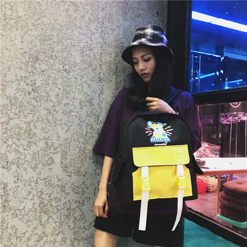 Menghuo Fashion Backpack Women Children Schoolbag Back Pack Leisure Korean Ladies Knapsack Travel Bags for School Teenage Girls (58)