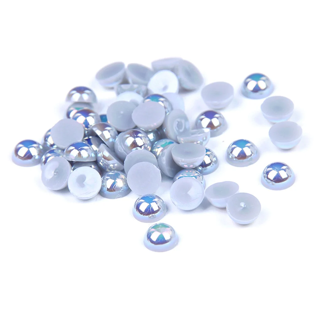 non hotfix half pearls light grey ab 1000 500pcs 2 5mm and mixed sizes glue on resin bead non hotfix half pearls light grey ab 1000 500pcs 2 5mm and mixed sizes glue on resin bead