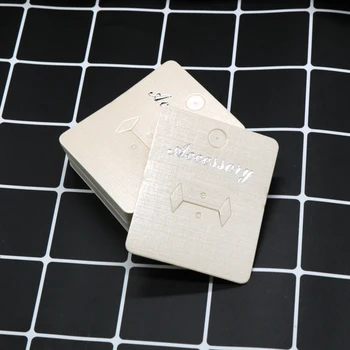 

Jewelry Price Tag Blank Paper for Necklace Ring Jewelry Price Labels Tags Display Paper Price Tags 1000PCS Lot Favor Custom