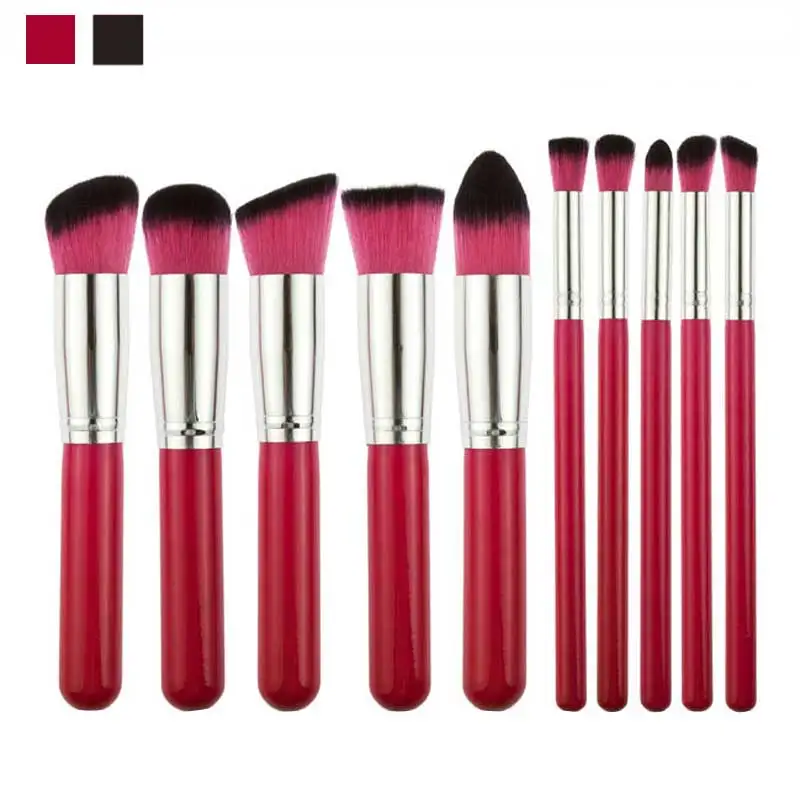 2016 Quality Guarantee 10pcs Makeup Brushes Set Powder Foundation Eyeshadow Tool mutilcolor Anne