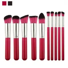 2016 Quality Guarantee 10pcs Makeup Brushes Set Powder Foundation Eyeshadow Tool mutilcolor Anne