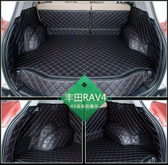 3D полная задняя подкладка для багажника грузов задние подкладки Toyota RAV4 2015 2016 2017