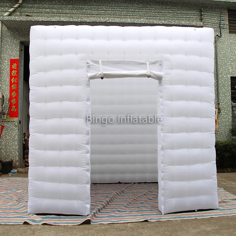  White color 3X3X3 meters inflatable photo booth customized airblown photo booth toy tent
