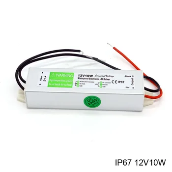 

Waterproof ip67 Power Supply Ac 90-250V Input to Dc 12V Output Electronic Led Driver 12V 10W Power Supply for Led Lights