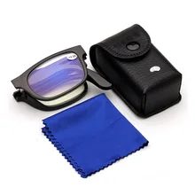 Складные очки для чтения очки для работы за компьютером рамка AC линзы Для женщин Для мужчин дальнозоркостью 1,0 1,5 2,0 2,5 3,0 3,5 4,0 R112