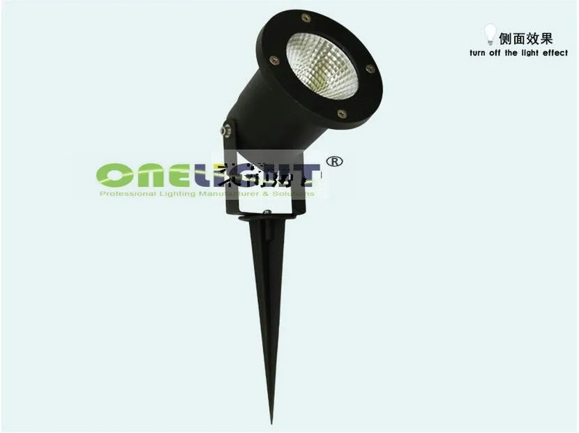 AC85-265V новое производство 10 Вт прожекторная лампа COB открытый светодиодный прожектор точечная лампа для ландшафтного освещения с колом