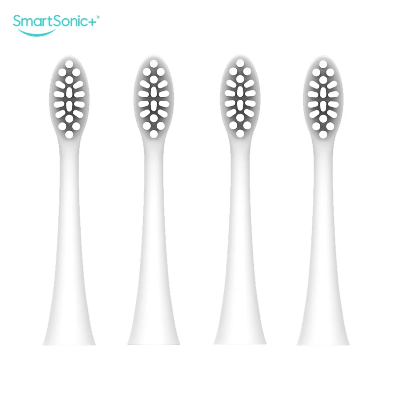 

SmartSonic+ 4PCS Large Size Electric Toothbrushes Head Replacement For All Mode SmartSonic+ Adult Electric Toothbrush