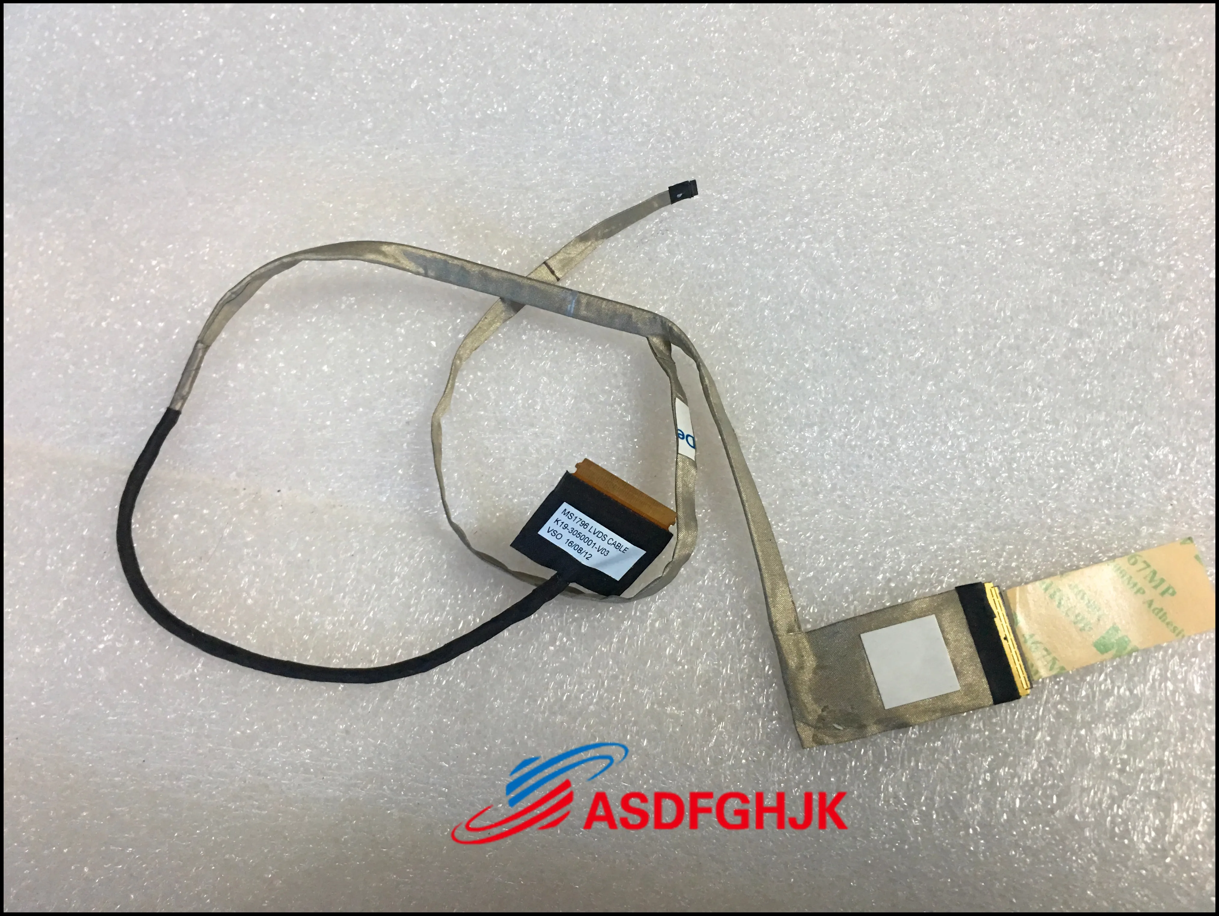 Original para Msi Cabo Lvds Ms1796 Ms-1796 Ms-1797 Totalmente Testado K19-3050001-v03 Cx72 Lcd - Imagem 3