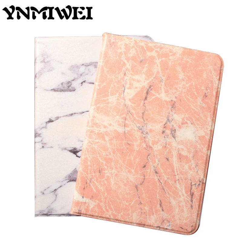 

For ipad Pro 9.7 Leather Case Smart Tablet Cases Cover Marble Shockproof Slim Anti-dust Protective Stand Skin for iPad Pro 9.7''