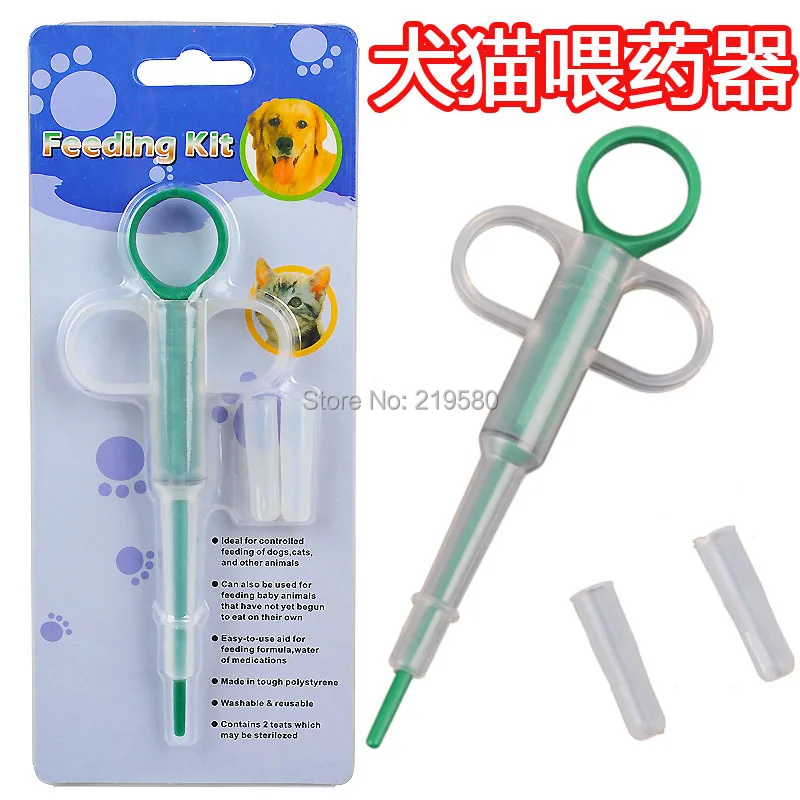 Comfortable Dog Cat products Capsule Tablet Pill Pet Gun Pusher Doser Soft Tip Syringe capsule given medicines anthelmintic | Дом и сад