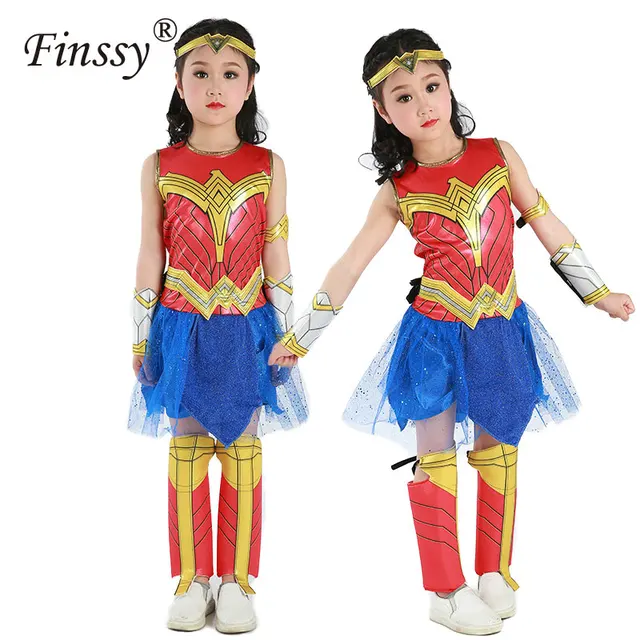 Halloween Party Dress Hot Movie Wonder Woman Cosplay Costumes Short