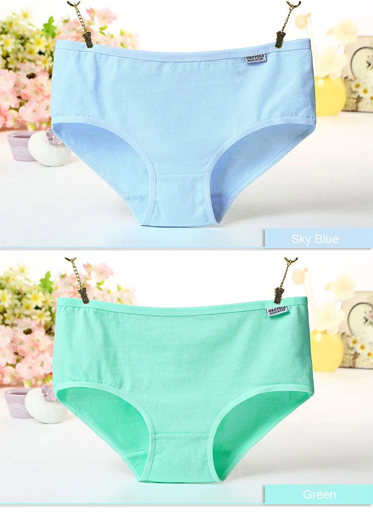 Free shipping 8pcslot New Women's Cotton Panties Girl Briefs Ms. Cotton Underwear Bikini Underwear Sexy Ladies Briefs (12)