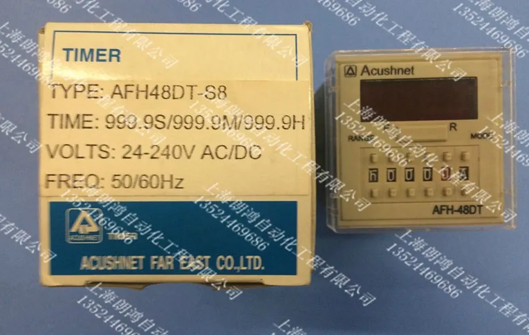 

Taiwan ACUSHNET time relay AFH-48DT-S8 999.9H