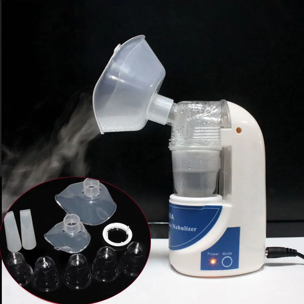 

Portable Nebuliser Humidifier 2 in 1 Facial Steamer SPA Respirator Ultrasonic Aromatherapy face Moisturizing Skin Care tool