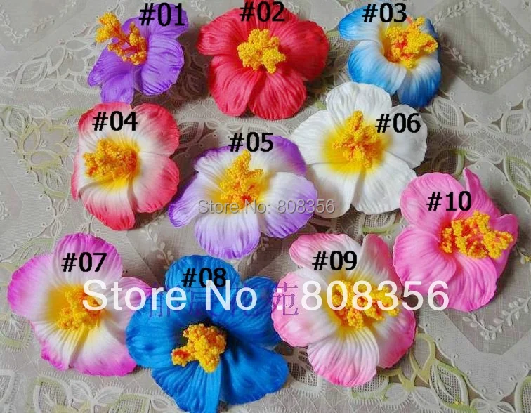 100 шт. 9 см искусственный тропический Гибискус из пеноматериала 16 цветов|flower head|foam