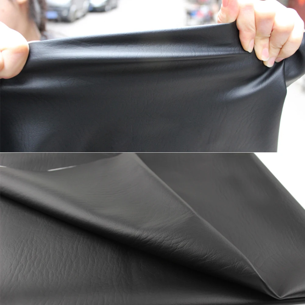 Wear-Resistant Universal Motorcycle Scooter Electric Car Leather Seat Cover Protector 90*70 cm/35.43*27.56 inch -