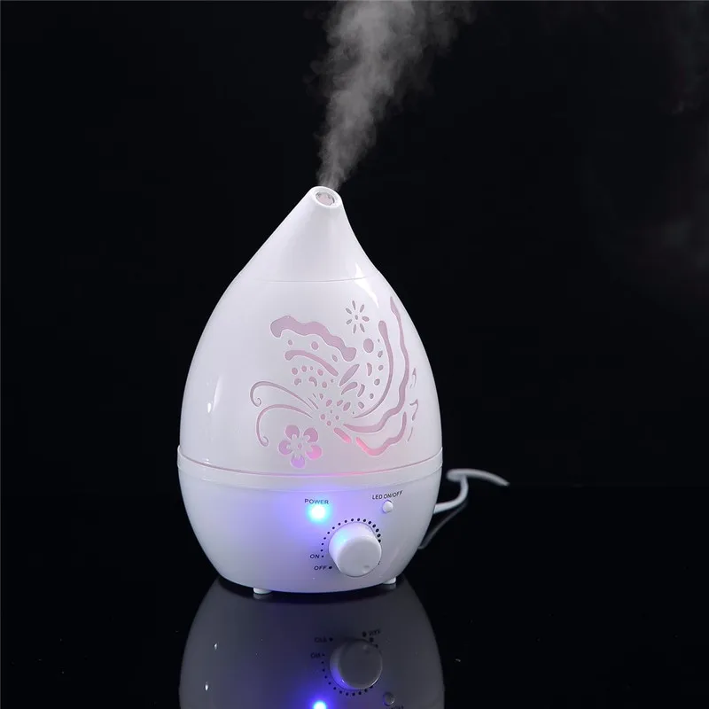 

Fashionable Carve Design Air Humidifier LED Light Essential Oil Aroma Diffuser Mist Maker Diffuser for Office SPA