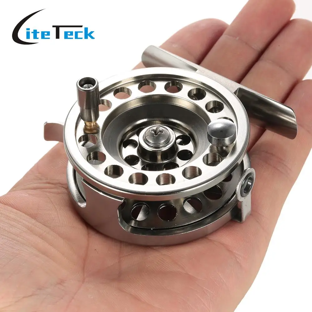 Aluminum Alloy Fly Fishing Reel Right Handed Smooth Rock Ice Fishing Reels BLD 