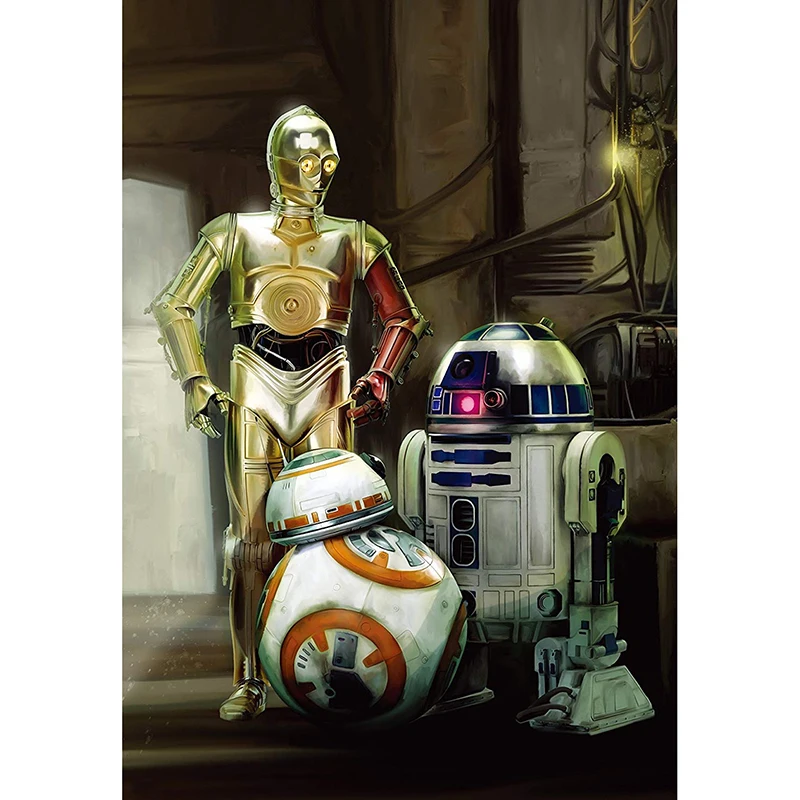 

Diamond Painting 5D Full Square/Round Droids Culture Star Wars Picture Rhinestone Daimond Painting Embroidery Cross Stitch