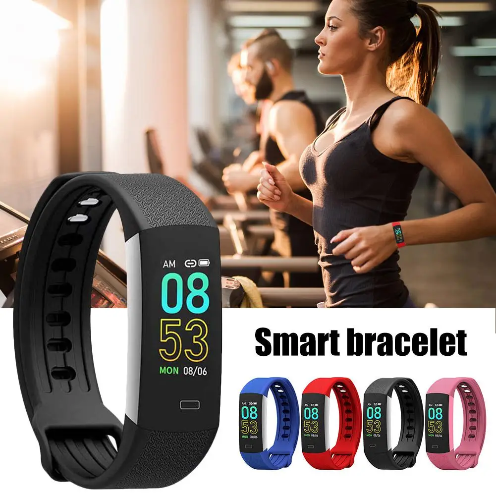 

B6A Smart Watch Bracelet Fitness Tracker Blood Pressure Bluetooth Watch Color Screen Intelligent Sleep Monitoring Call Reminder