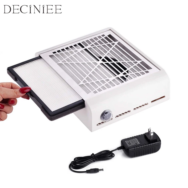 Prezzo 40W Nuovo Forte Potere Collettore di Polveri Del Chiodo Del Chiodo Fan Art Salon Macchina di Aspirazione Collettore di Polveri Aspirapolvere Fan