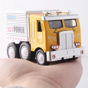 

Cartoon alloy engineering car, best selling alloy pull back tanker, 50% discount metal toy car, free shipping