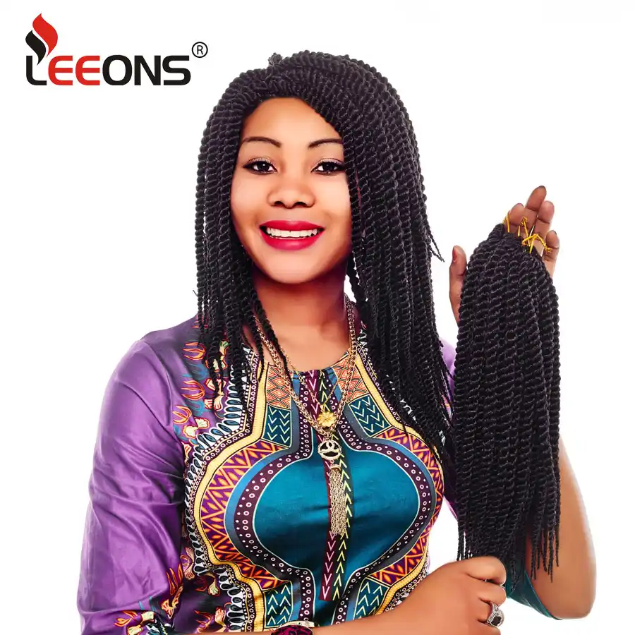 Leeons Spring Curl Hair Kanekalon Braids Twists Crochet Synthetic