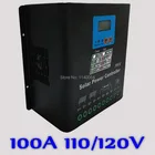 Best Price as low as $296.12 100A Solar Charge Controller,110V or 120V Battery Regulator 100A for 12KW PV Panels Modules,LED&LCD Display,Dual-fan cooling