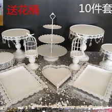 Белая стойка для кексов, пирожное-Корзиночка сковорода вечерние поставка 10 шт./компл