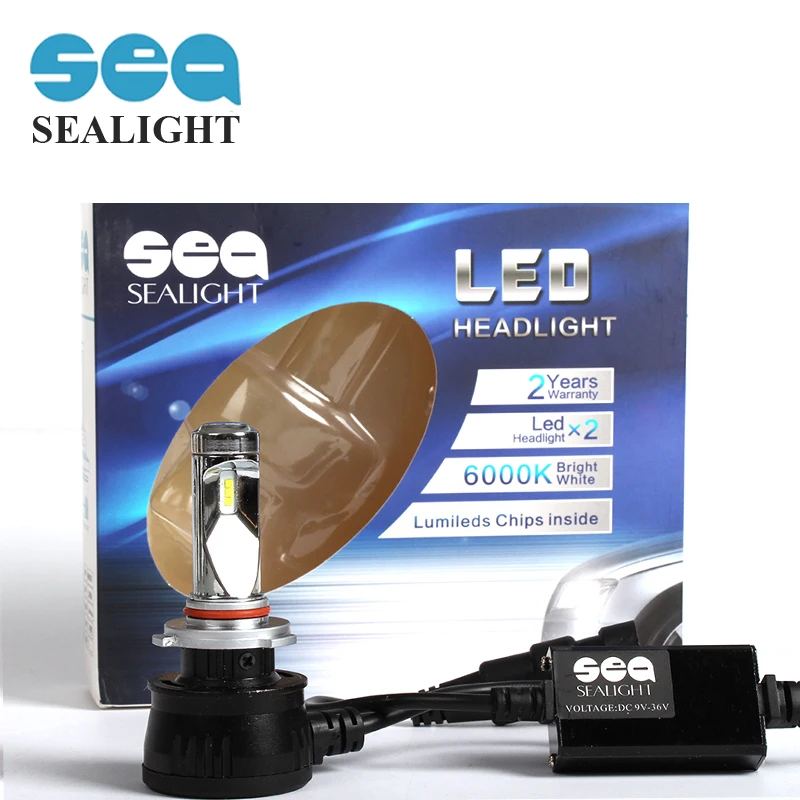 

SEALIGHT HB3 9005 H10 Genuine LED 90W 10000LM/Set White Car DRL Daytime Running Driving Fog Headlight Replace Xenon Ultra Bright