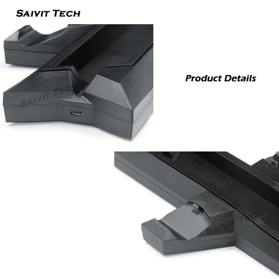 Многофункциональная вертикальная подставка для PS4 Slim PS4 док-станция двойной контроллер зарядное устройство с охлаждающими вентиляторами для SONY P4& Slim