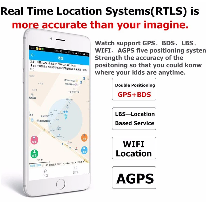 Смарт часы CHIGU Q90 сенсорный экран GPS WIFI позиционирование Детские наручные локатор