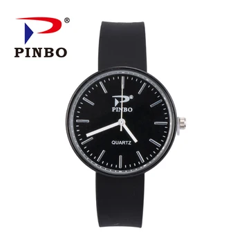 

New Fashion Famous Brand Silicone Women Watch Quartz Casual sport Women Dress Watch Jelly Wristwatch Women Girls Lady PINBO-91