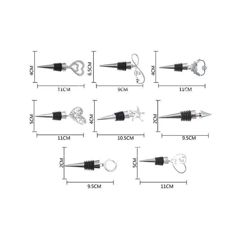 В форме сердца любви, Морская звезда, Mr& Mrs пробка для бутылки вина из цинкового сплава, многоразовая пробка, сохраняющая свежесть вина для милых сувениров, свадебный подарок