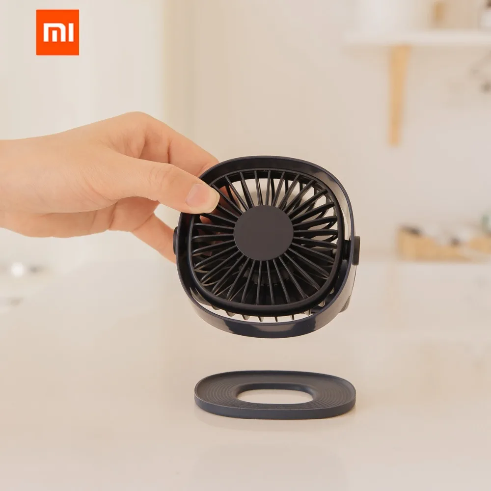 Летний Xiaomi EcoBrand мини портативный вентилятор перезаряжаемый USB Настольный вентилятор ручной вентилятор охлаждения для общежития офиса