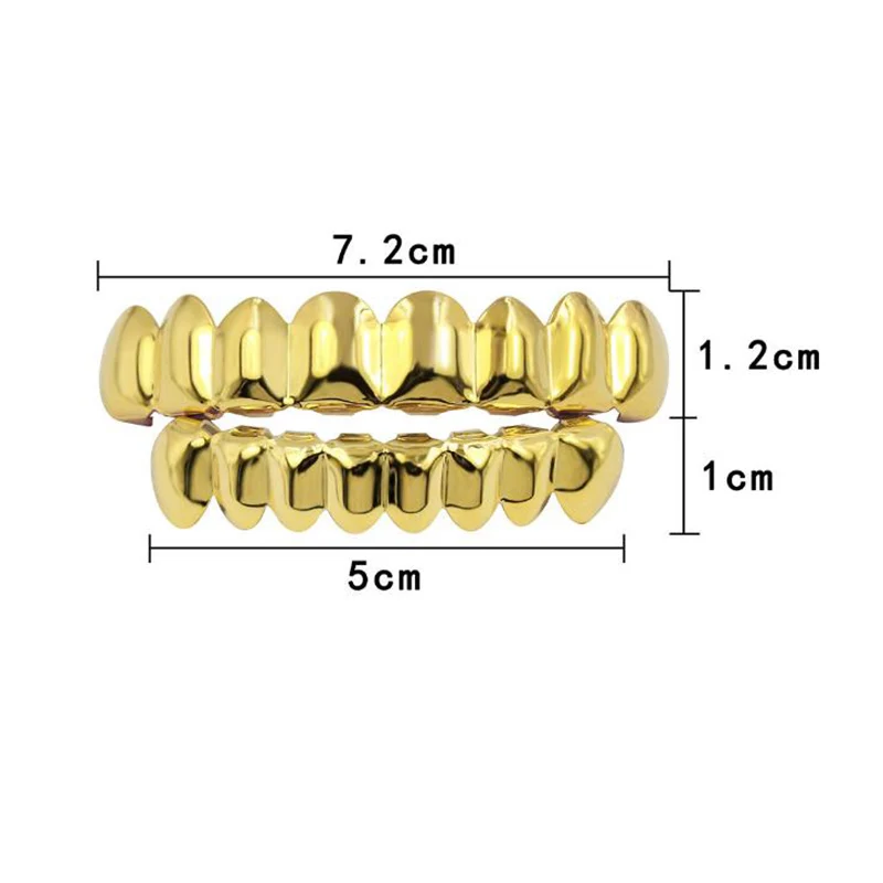 1 Набор верхних и нижних грилей для гриля, горлышки для рта, украшения для тела, новинка, набор верхней и нижней формы для хип-хопа, кепка для зубов